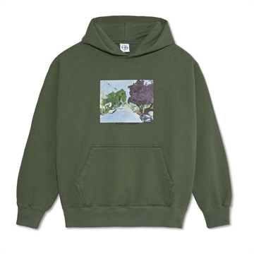 Polar Skate Co. Hoodie ´we blew it at some point´ Grey Green